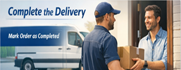 Privatna osoba potvrđuje dovršetak isporuke nakon što je prijevoz završen na ExusTransu